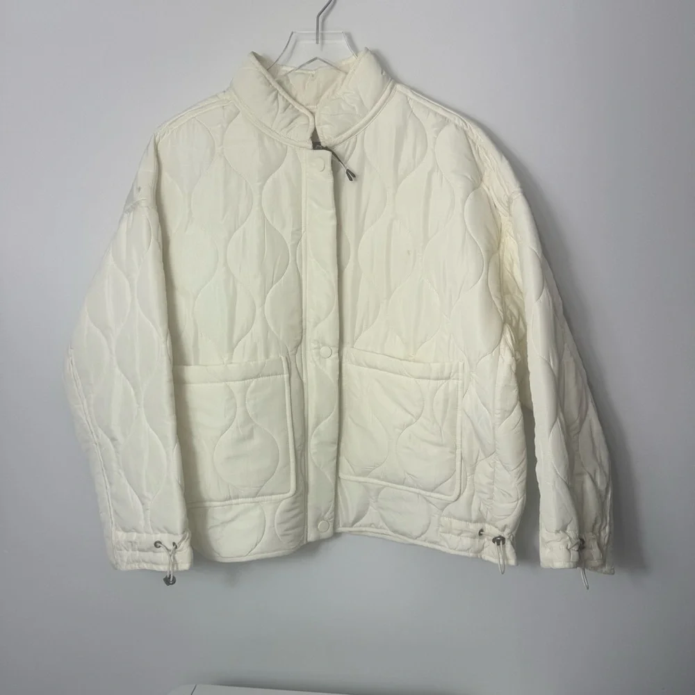 Lucky Brand Polyester quilted full zip jacket size xl - Picture 1 of 3